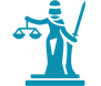 Proper procedure to the court - Lady Justice with sword